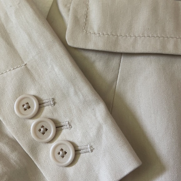 Gap Satin lined khaki blazer - Picture 2 of 6